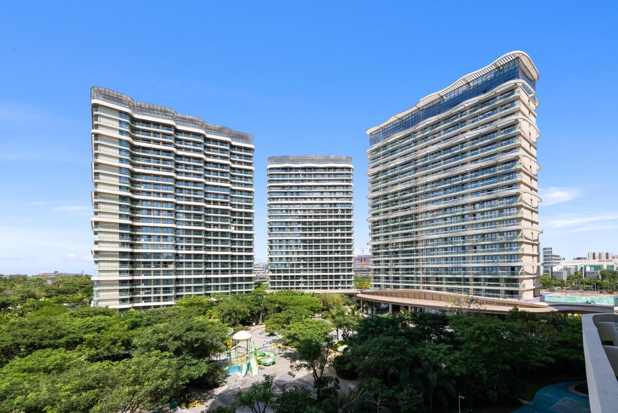Puhai Sea View Apt By Hailan Tour At Sanya Yazhou Bay#Only 100 Meters To Beach And Sea Swimming Area Exterior photo