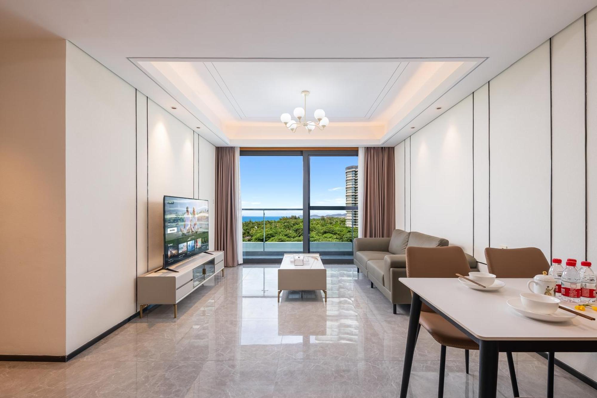 Puhai Sea View Apt By Hailan Tour At Sanya Yazhou Bay#Only 100 Meters To Beach And Sea Swimming Area Exterior photo