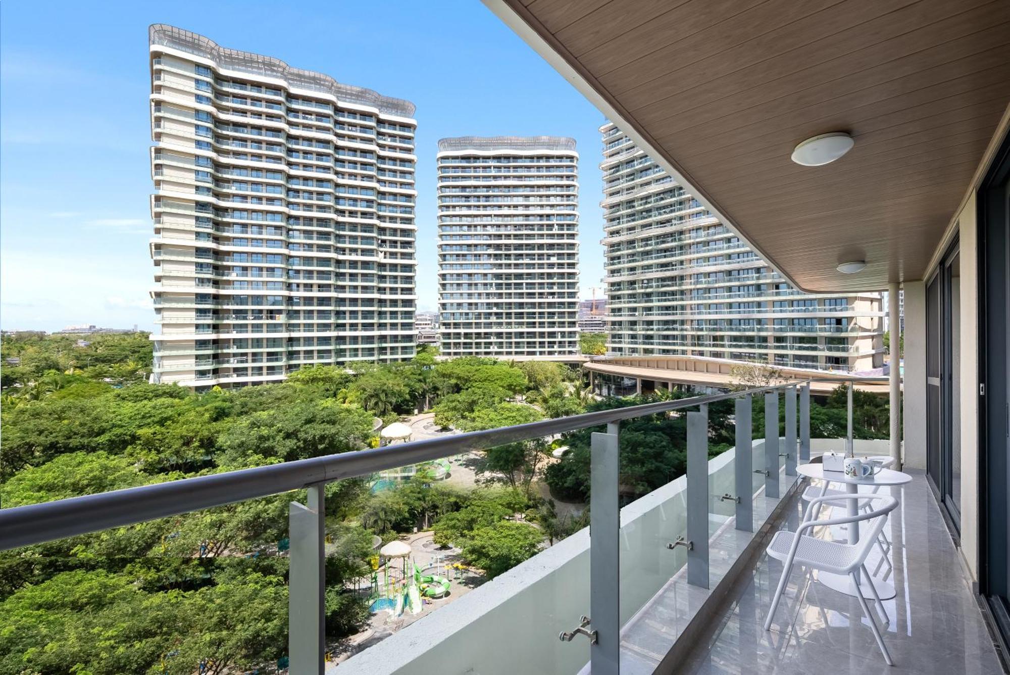Puhai Sea View Apt By Hailan Tour At Sanya Yazhou Bay#Only 100 Meters To Beach And Sea Swimming Area Exterior photo