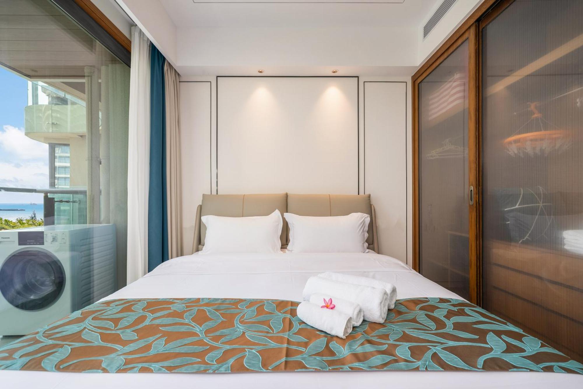 Puhai Sea View Apt By Hailan Tour At Sanya Yazhou Bay#Only 100 Meters To Beach And Sea Swimming Area Exterior photo
