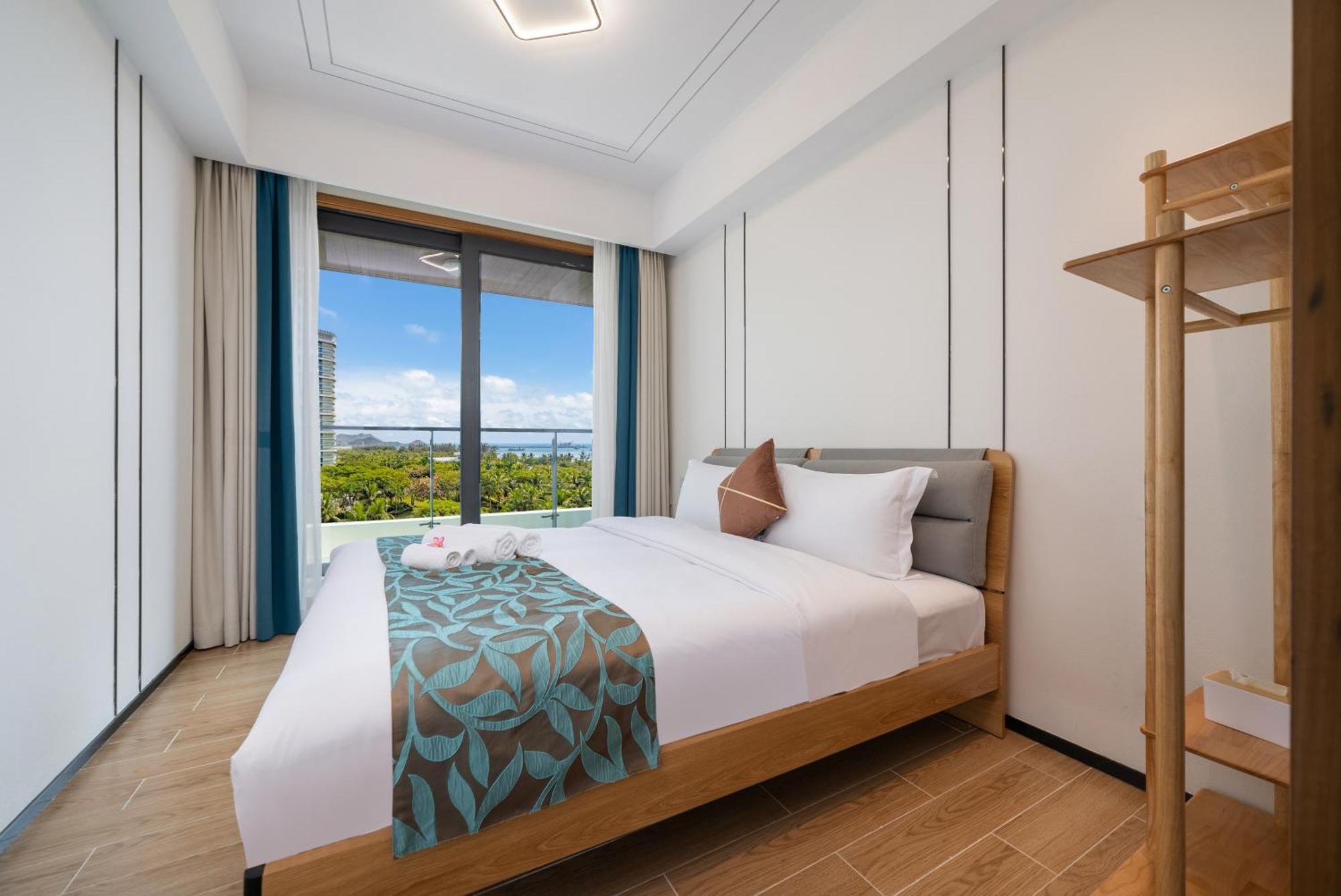Puhai Sea View Apt By Hailan Tour At Sanya Yazhou Bay#Only 100 Meters To Beach And Sea Swimming Area Exterior photo