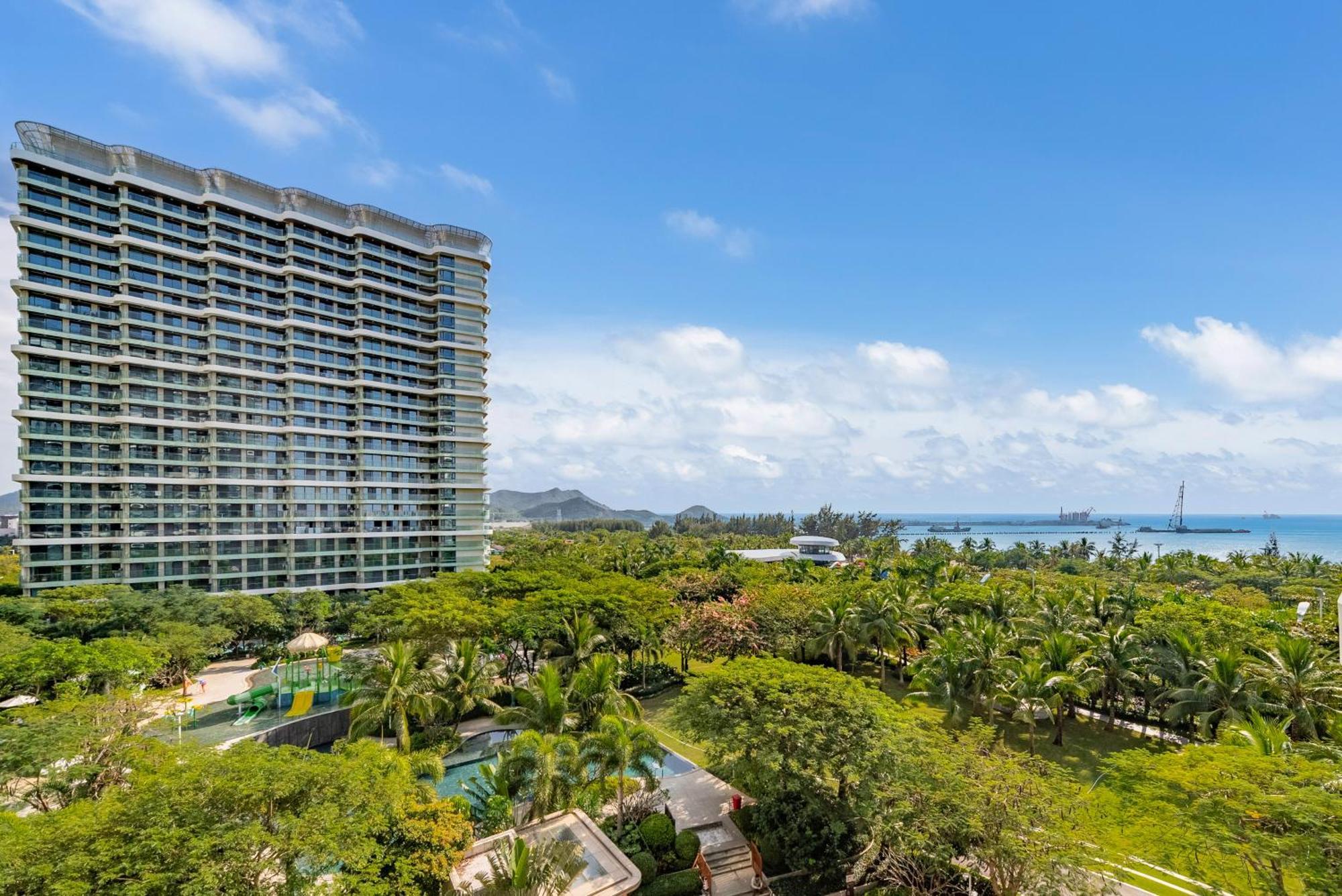 Puhai Sea View Apt By Hailan Tour At Sanya Yazhou Bay#Only 100 Meters To Beach And Sea Swimming Area Exterior photo