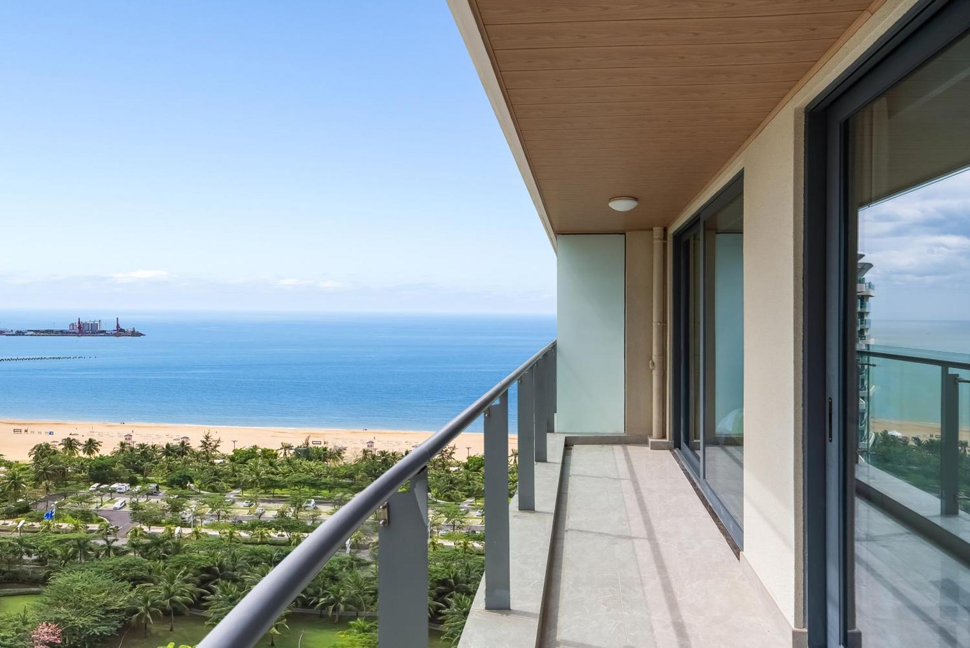 Puhai Sea View Apt By Hailan Tour At Sanya Yazhou Bay#Only 100 Meters To Beach And Sea Swimming Area Exterior photo