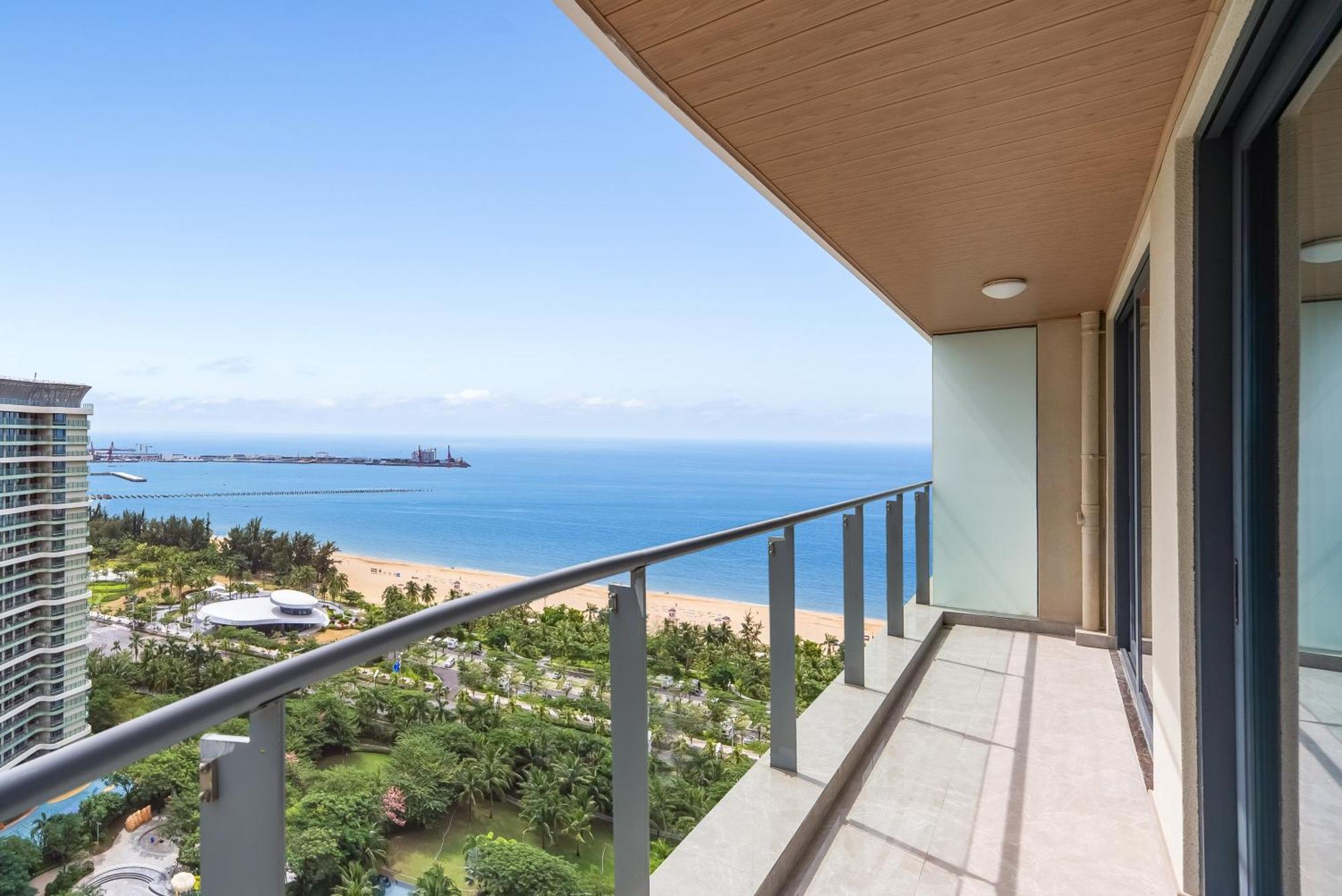 Puhai Sea View Apt By Hailan Tour At Sanya Yazhou Bay#Only 100 Meters To Beach And Sea Swimming Area Exterior photo