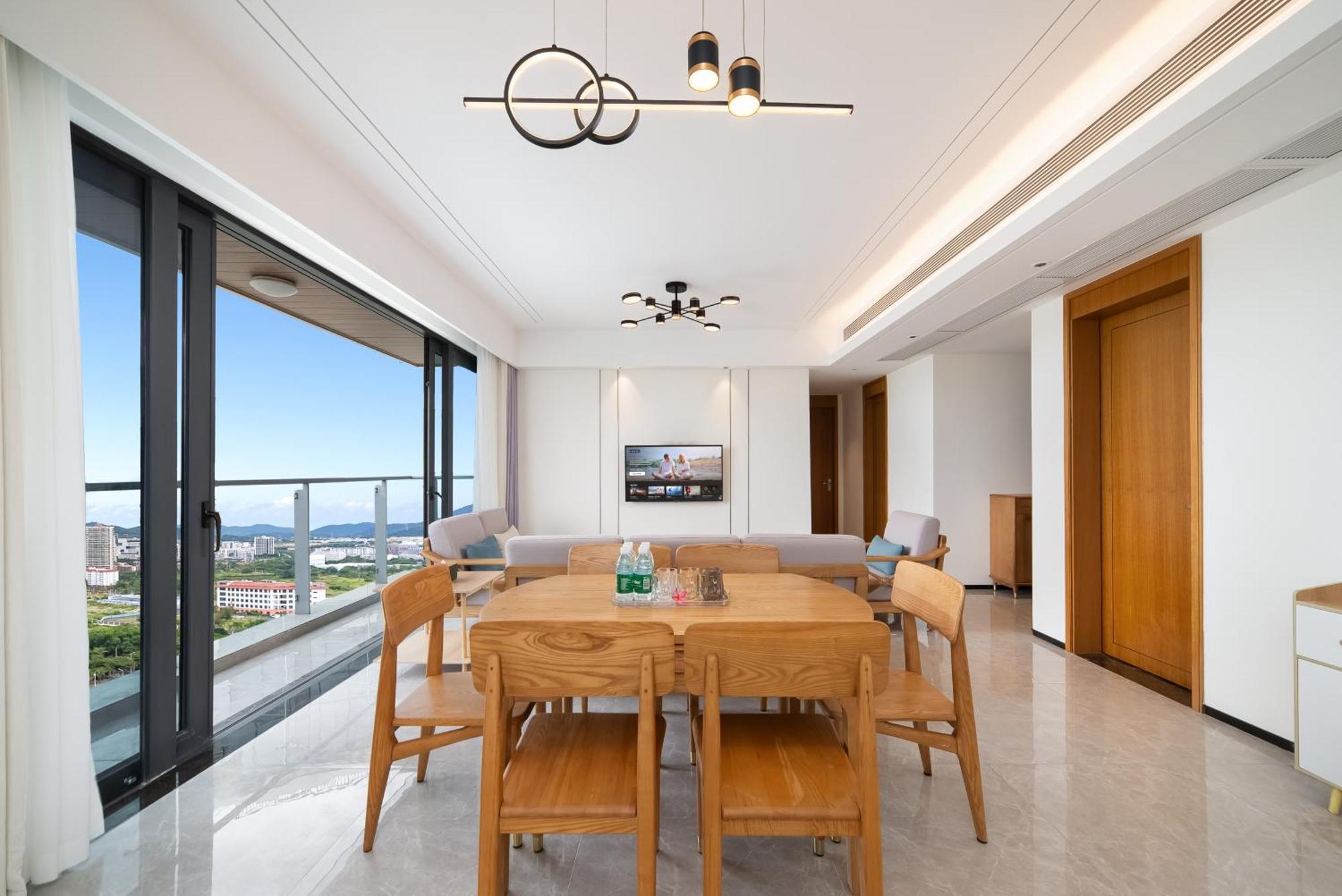 Puhai Sea View Apt By Hailan Tour At Sanya Yazhou Bay#Only 100 Meters To Beach And Sea Swimming Area Exterior photo