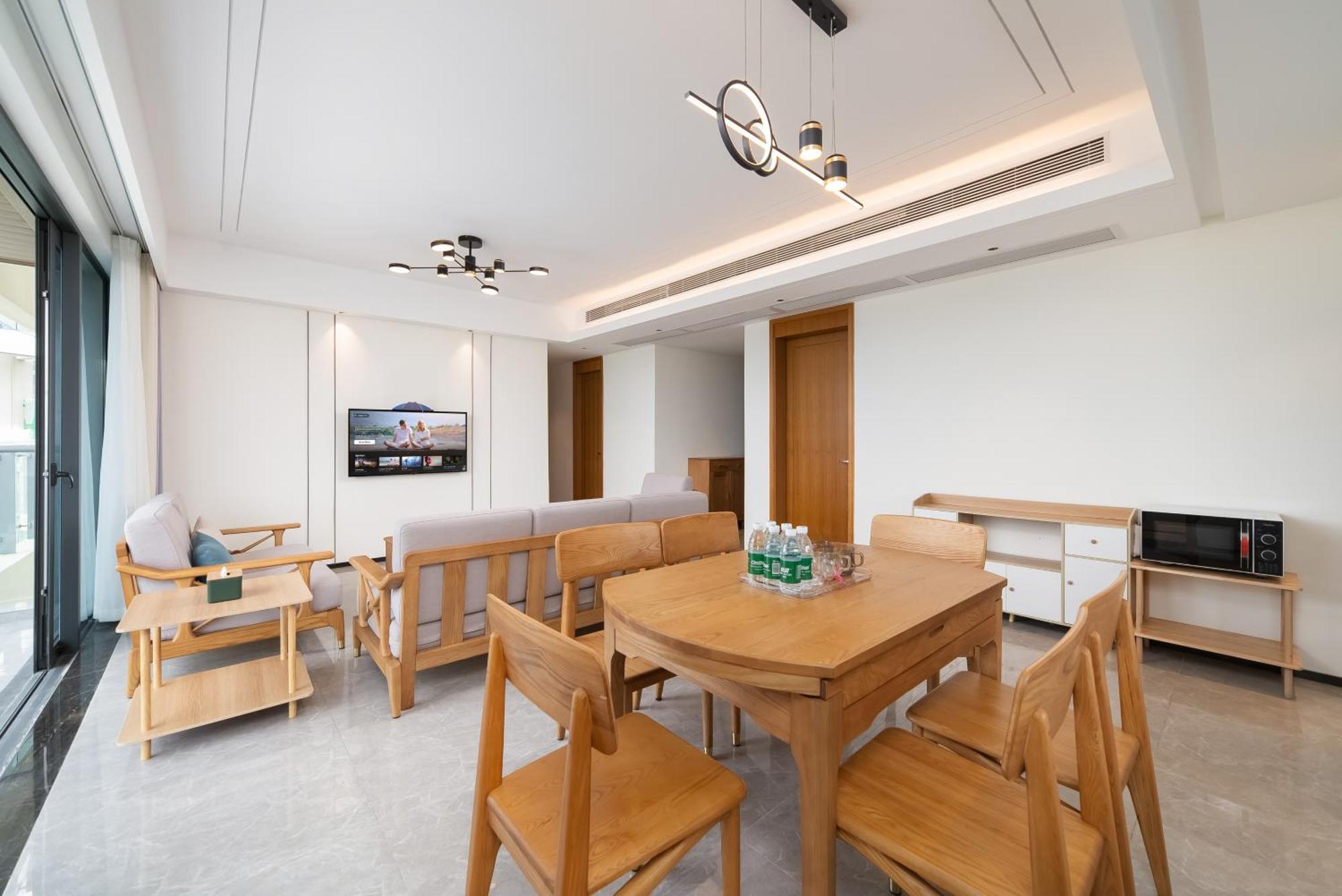 Puhai Sea View Apt By Hailan Tour At Sanya Yazhou Bay#Only 100 Meters To Beach And Sea Swimming Area Exterior photo