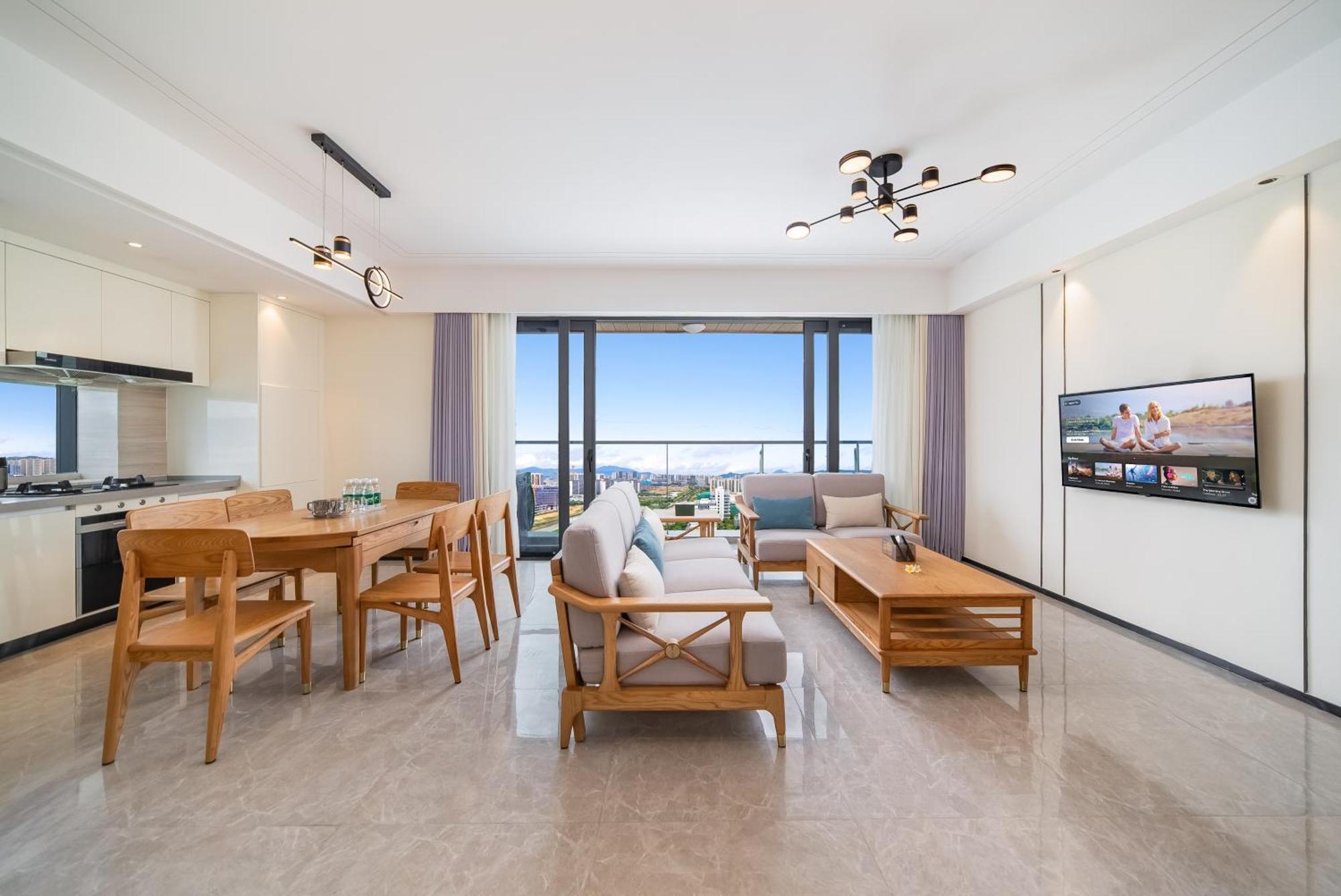 Puhai Sea View Apt By Hailan Tour At Sanya Yazhou Bay#Only 100 Meters To Beach And Sea Swimming Area Exterior photo