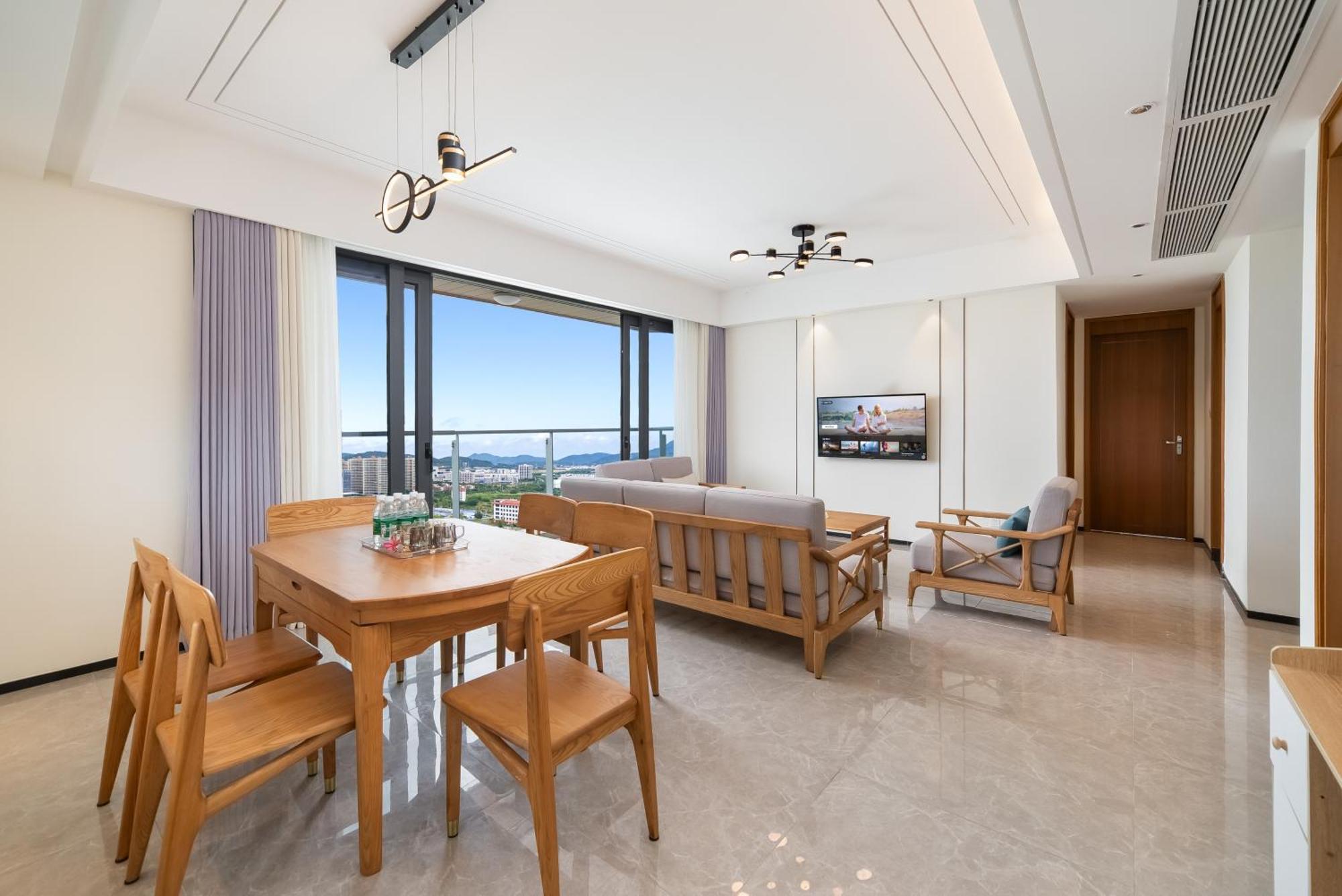 Puhai Sea View Apt By Hailan Tour At Sanya Yazhou Bay#Only 100 Meters To Beach And Sea Swimming Area Exterior photo