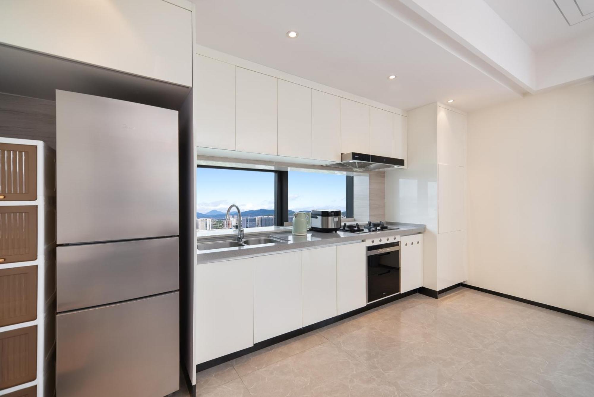 Puhai Sea View Apt By Hailan Tour At Sanya Yazhou Bay#Only 100 Meters To Beach And Sea Swimming Area Exterior photo