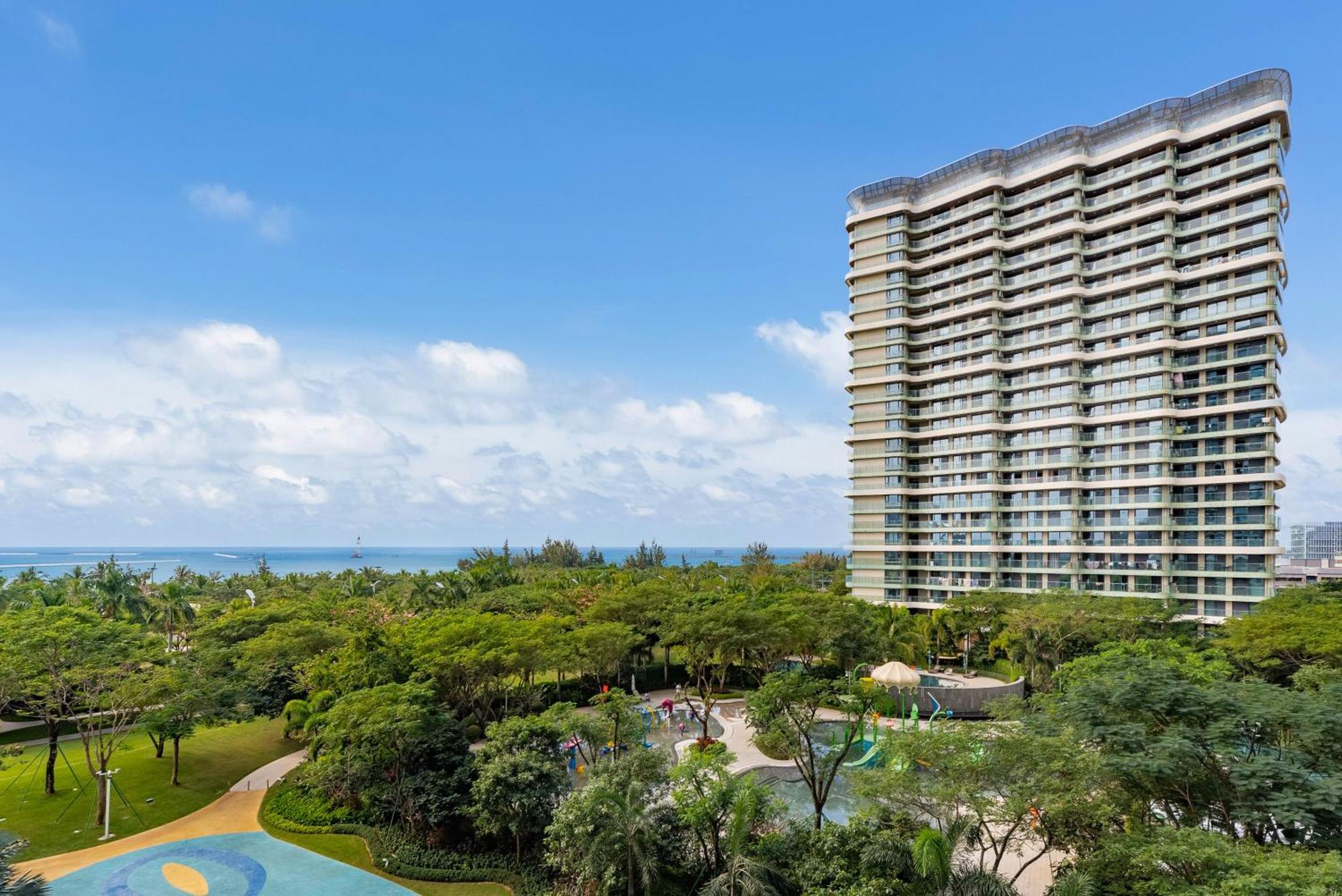 Puhai Sea View Apt By Hailan Tour At Sanya Yazhou Bay#Only 100 Meters To Beach And Sea Swimming Area Exterior photo