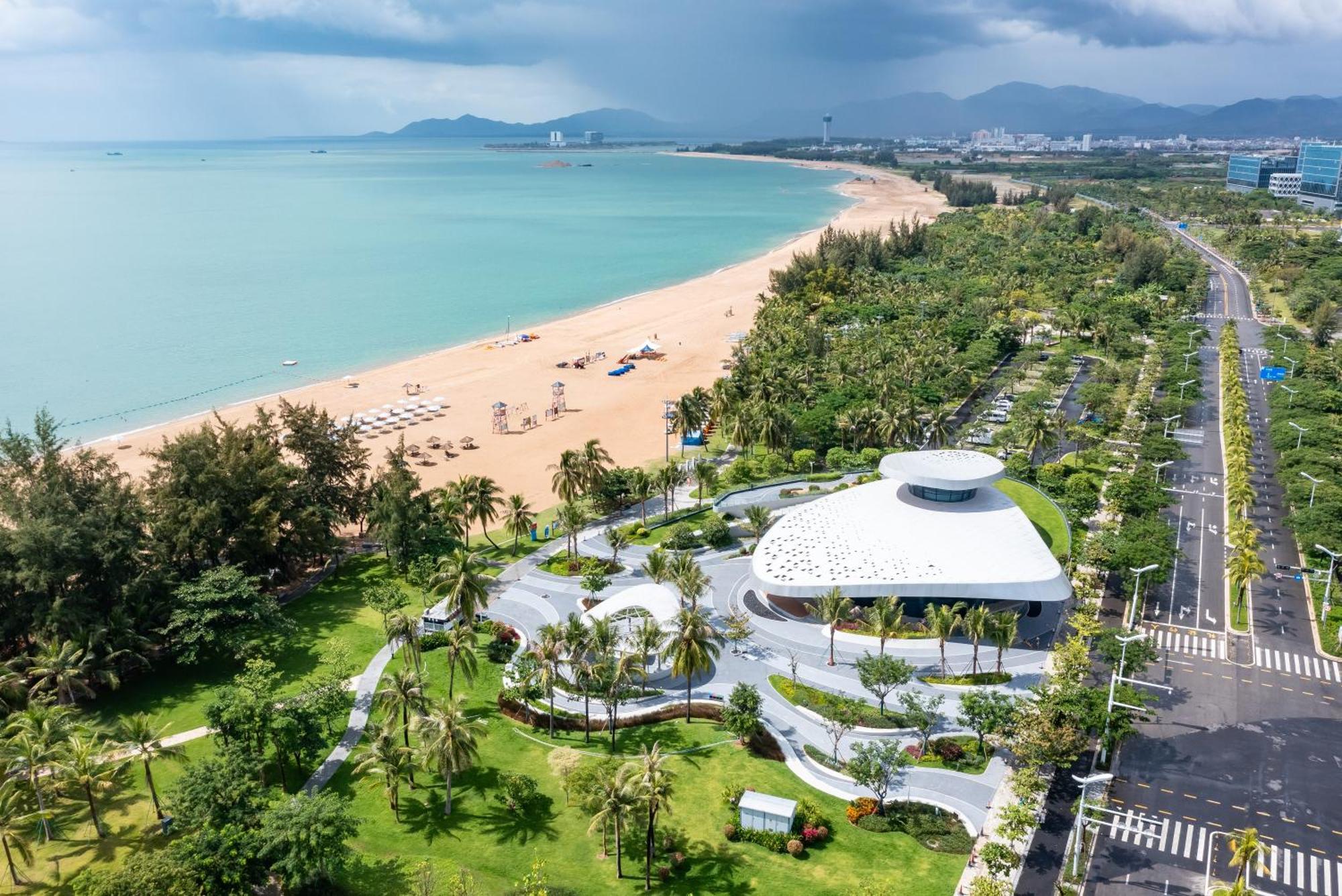 Puhai Sea View Apt By Hailan Tour At Sanya Yazhou Bay#Only 100 Meters To Beach And Sea Swimming Area Exterior photo