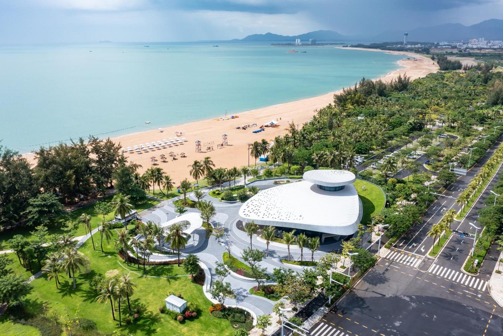 Puhai Sea View Apt By Hailan Tour At Sanya Yazhou Bay#Only 100 Meters To Beach And Sea Swimming Area Exterior photo