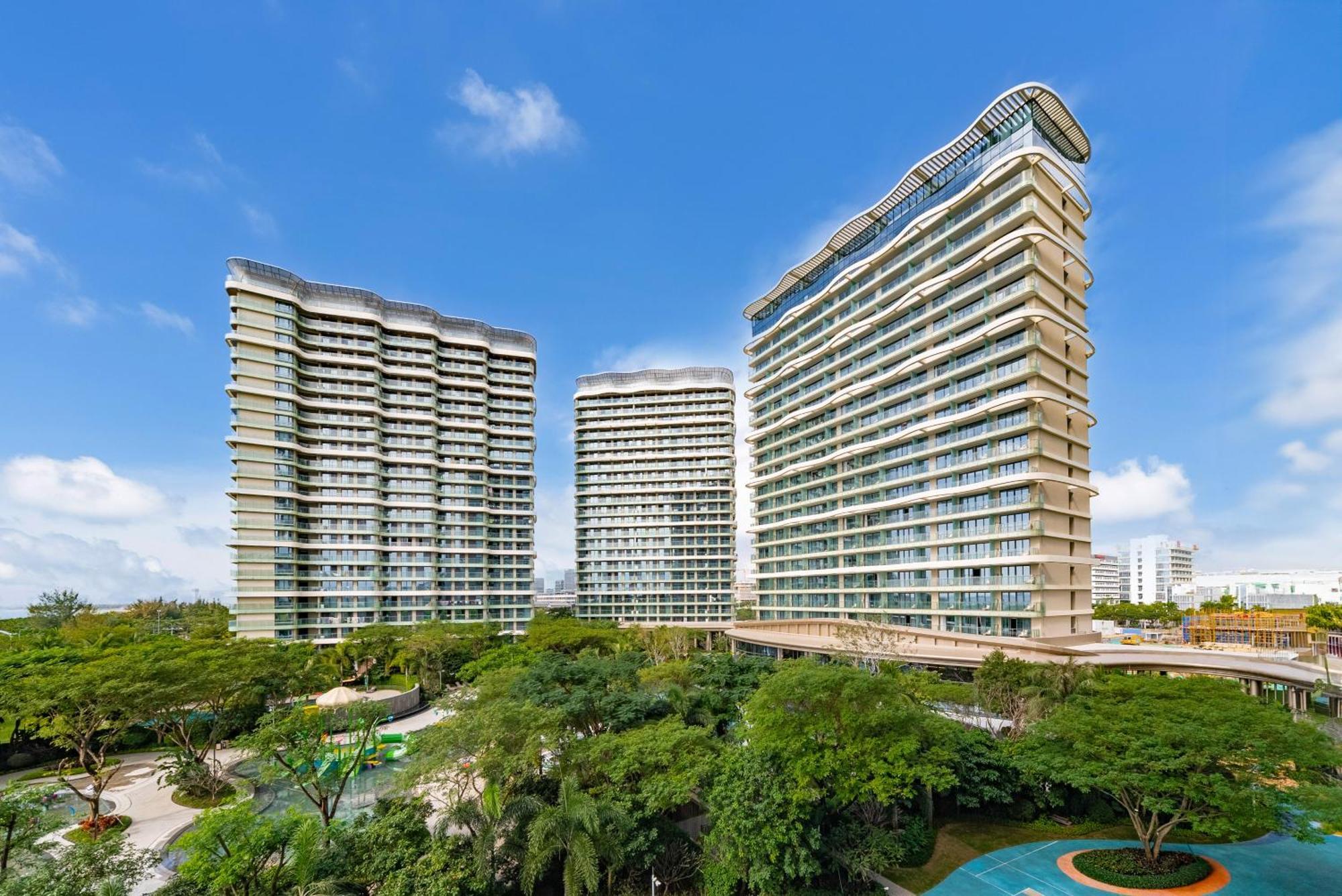 Puhai Sea View Apt By Hailan Tour At Sanya Yazhou Bay#Only 100 Meters To Beach And Sea Swimming Area Exterior photo