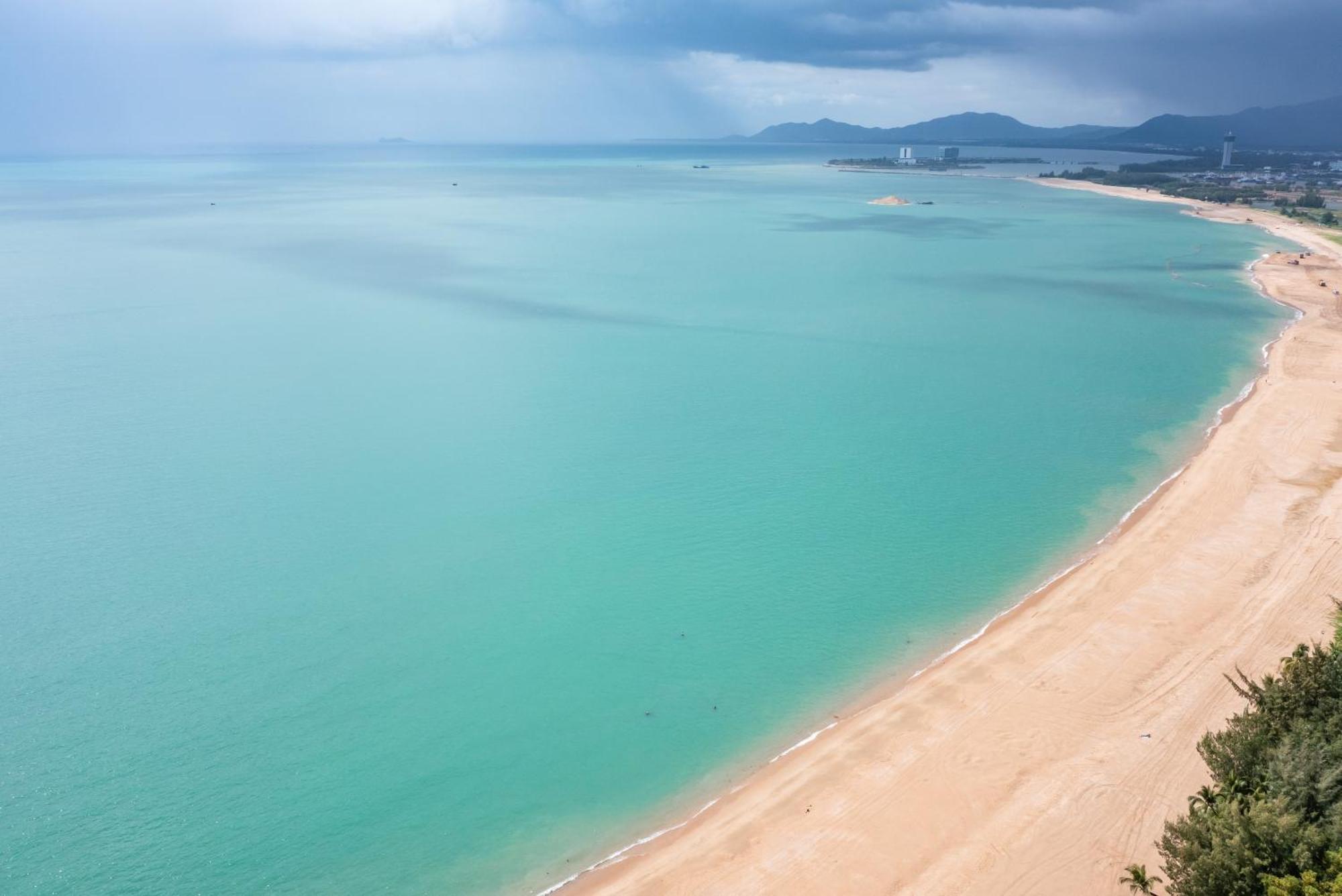 Puhai Sea View Apt By Hailan Tour At Sanya Yazhou Bay#Only 100 Meters To Beach And Sea Swimming Area Exterior photo